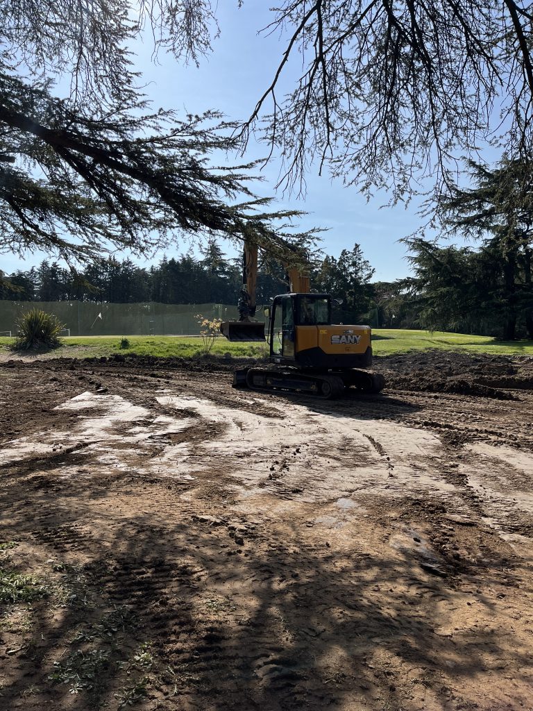 rebouchage de la marre